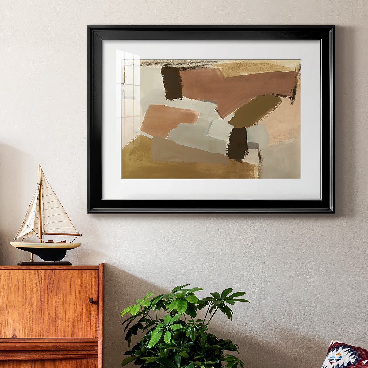 Almondine II Premium Framed Print - Ready to Hang