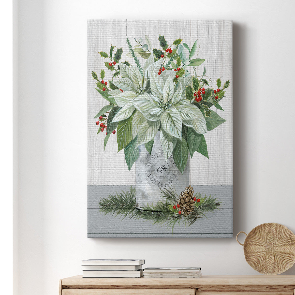 Farmhouse Christmas Joy Premium Gallery Wrapped Canvas - Ready to Hang