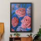 Layered Petals I - Modern Framed Canvas Print