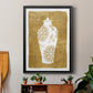 Golden Urn II - Modern Framed Canvas Print