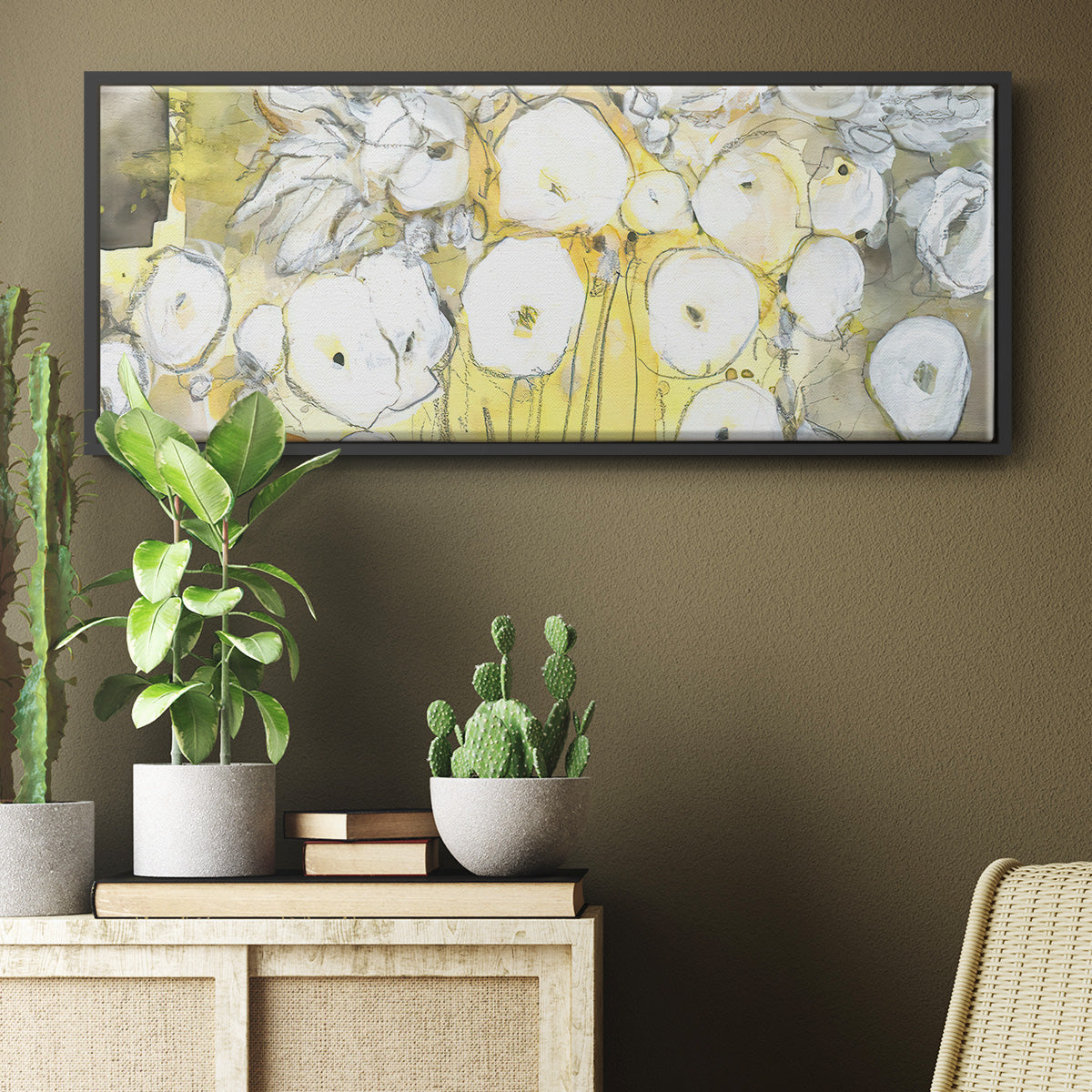 Heirloom Treasure II - Floater Framed Canvas Print