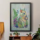 Fantastic Florals Squirrel - Modern Framed Canvas Print