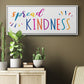 Rainbow Kindness - Floater Framed Canvas Print