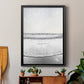 Serene Shore - Modern Framed Canvas Print