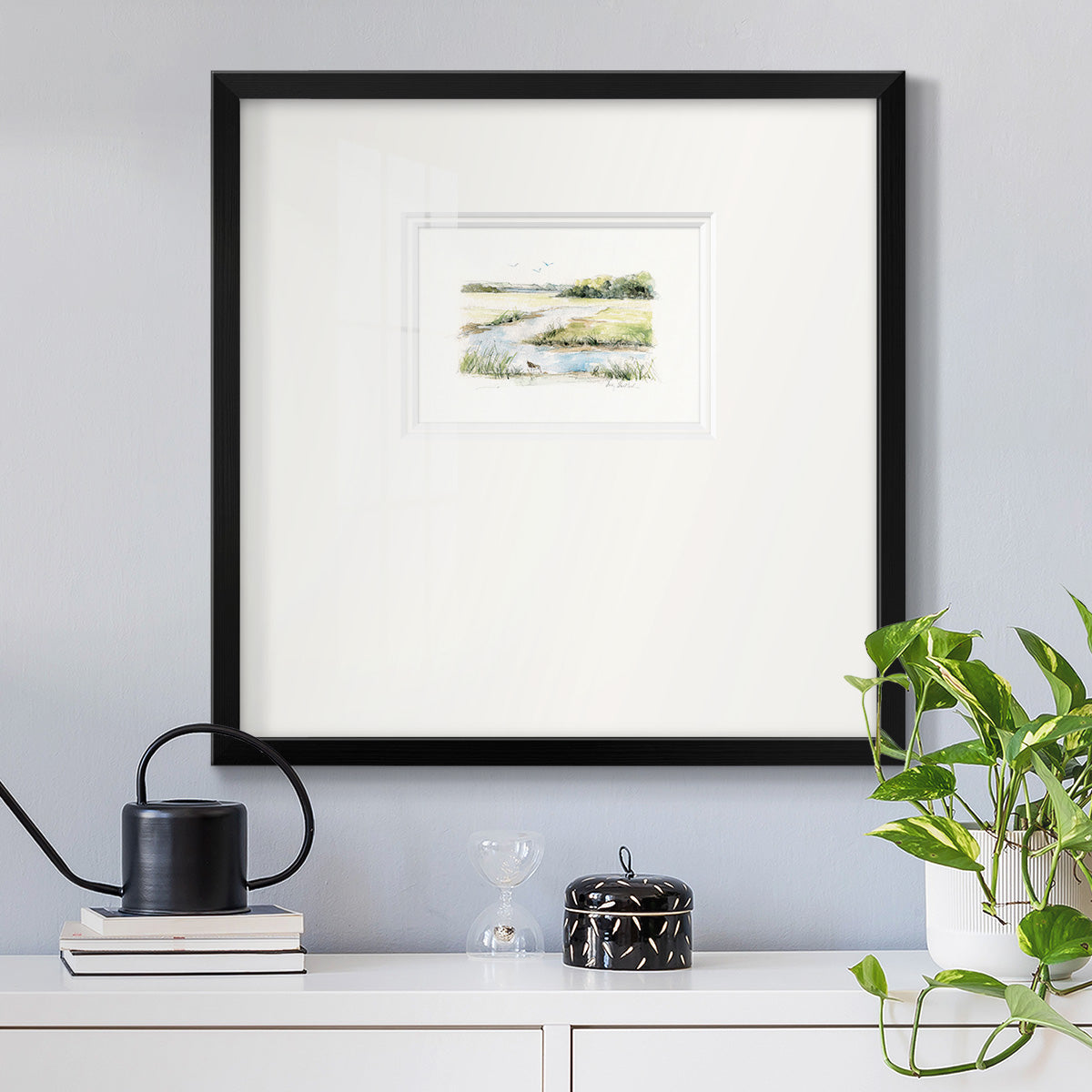 Early Morning II Premium Framed Print Double Matboard