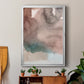 Red Ochre Abstract I - Modern Framed Canvas Print