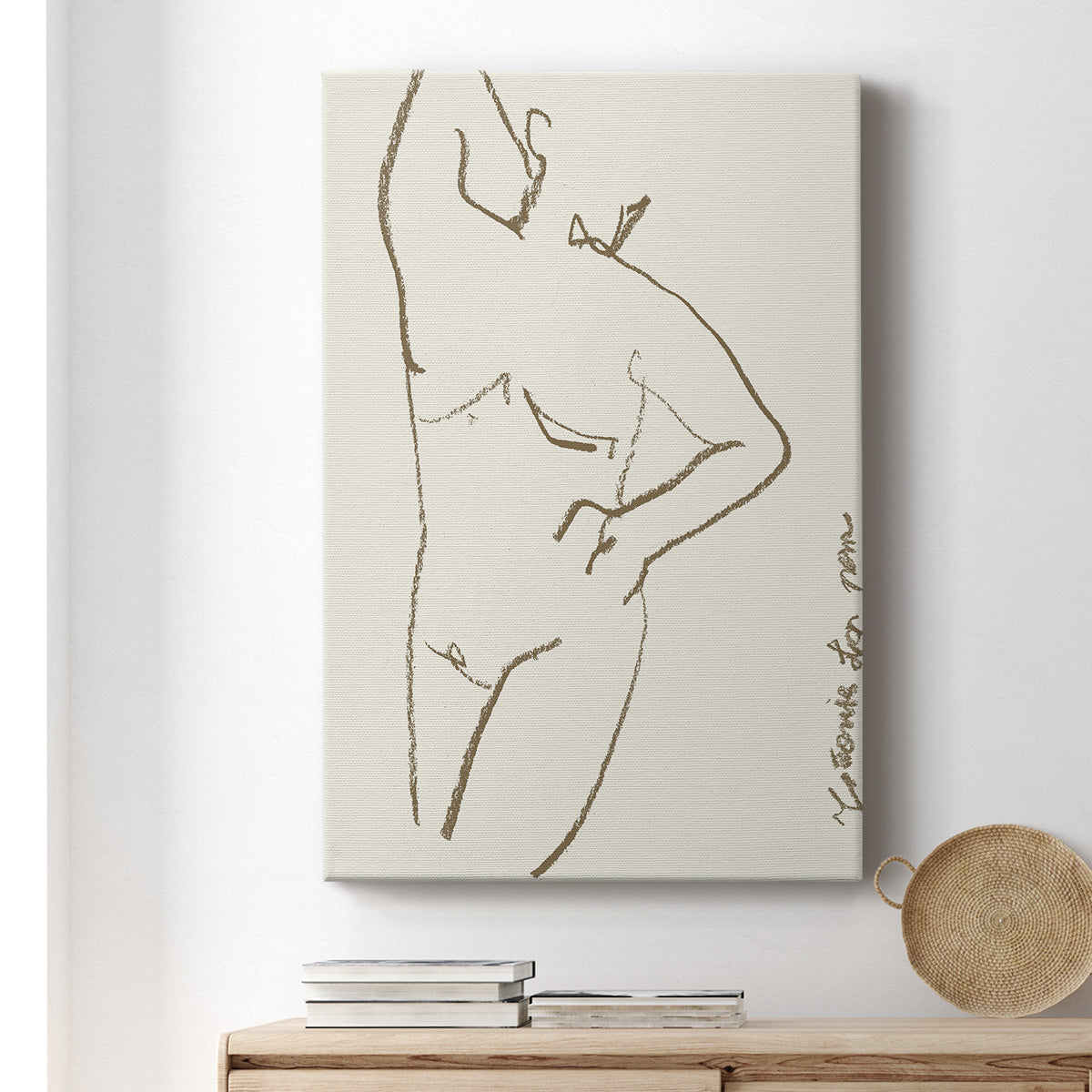 Toi et Moi II Premium Gallery Wrapped Canvas - Ready to Hang