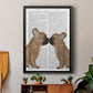 French Kiss Close Up - Modern Framed Canvas Print