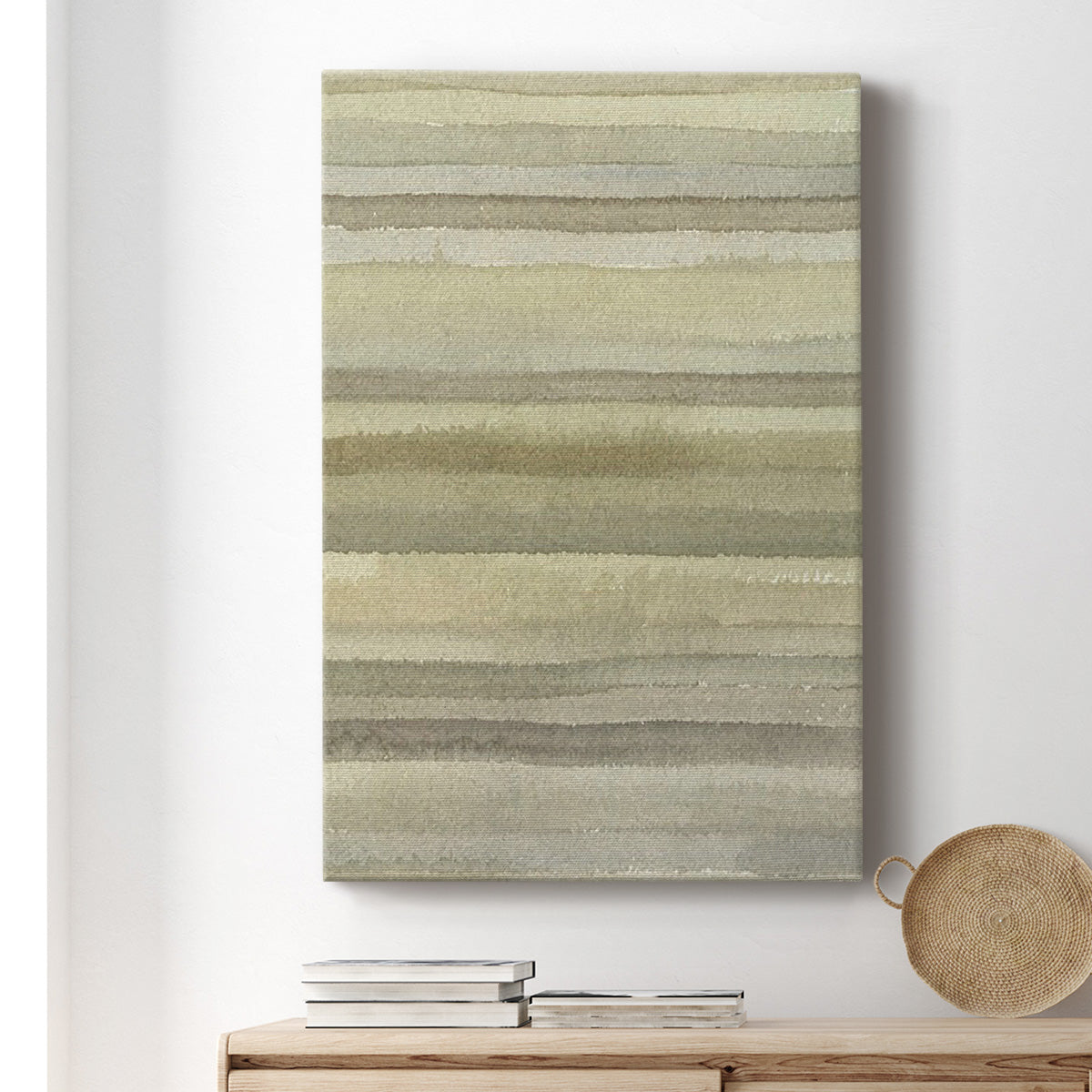 Lines in Neutral I - Canvas Art Print