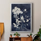 Indigo Botanical II Revisited - Modern Framed Canvas Print