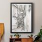 Europe Street Sketches I - Modern Framed Canvas Print