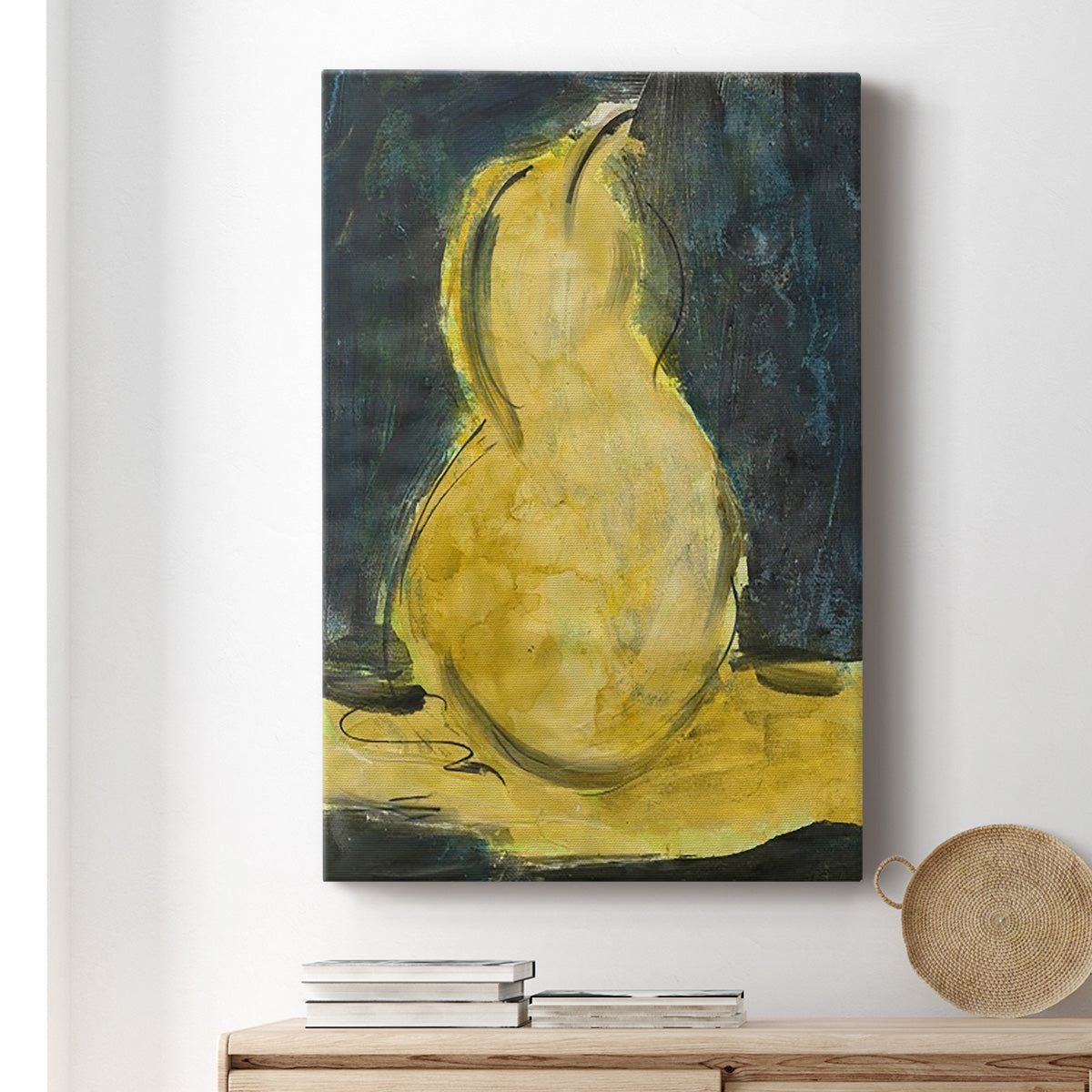 Urban Pear II Premium Gallery Wrapped Canvas - Ready to Hang