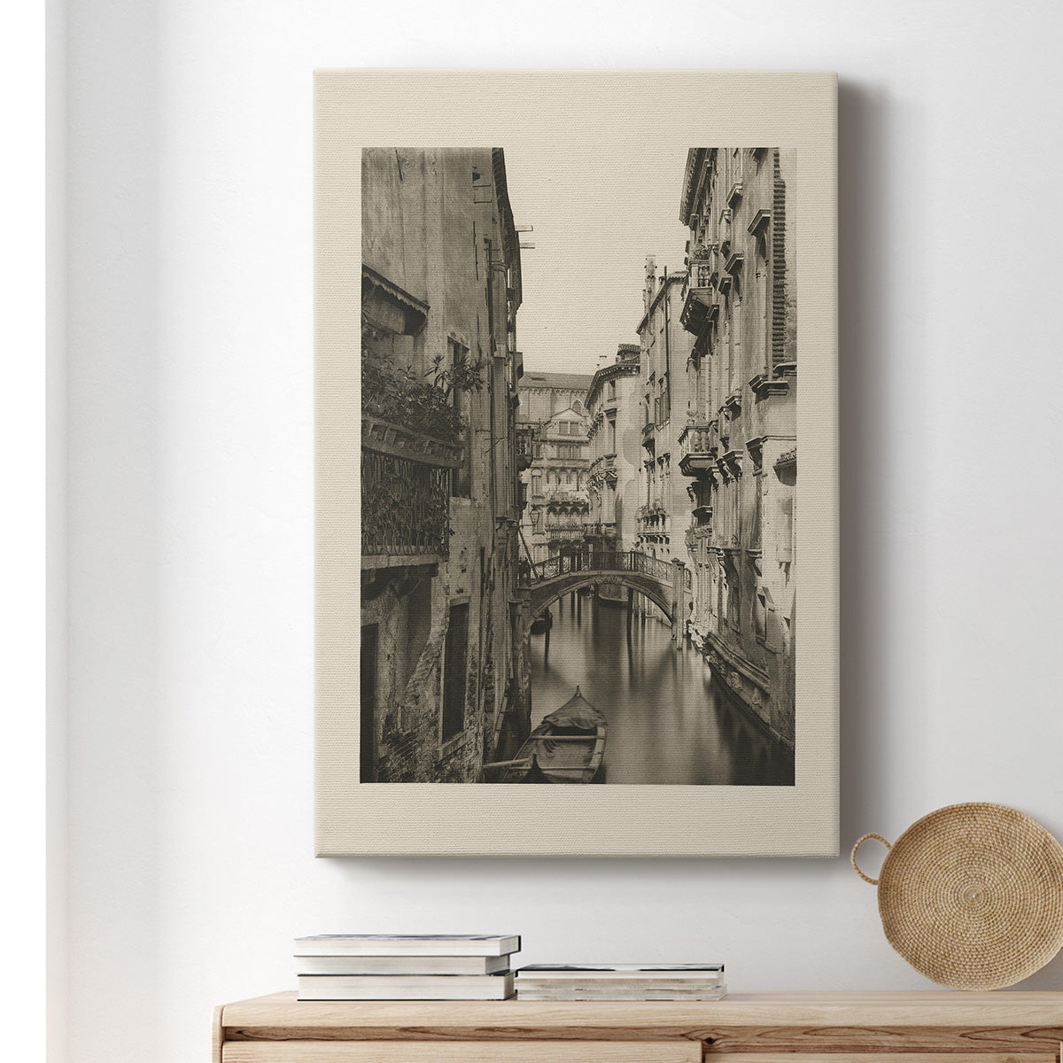 Vintage Views of Venice IV Premium Gallery Wrapped Canvas - Ready to Hang