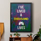 Gamer at Play I - Modern Framed Canvas Print