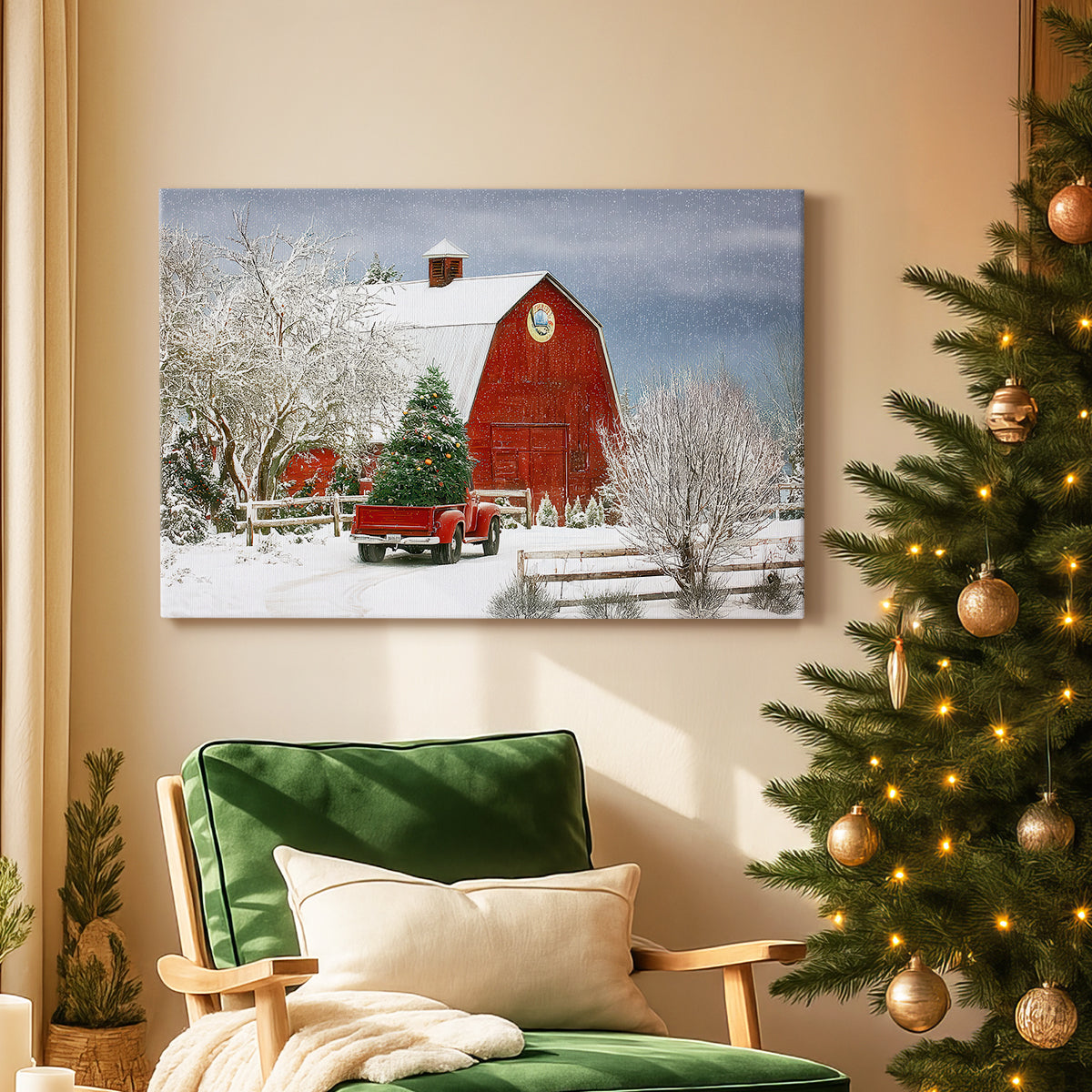 Chalk Bells at Dusk - Canvas Art Print