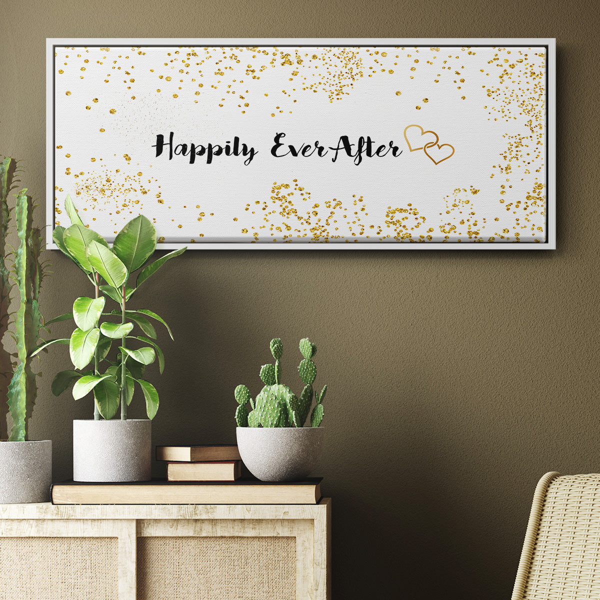 Happily Ever After - Floater Framed Canvas Print
