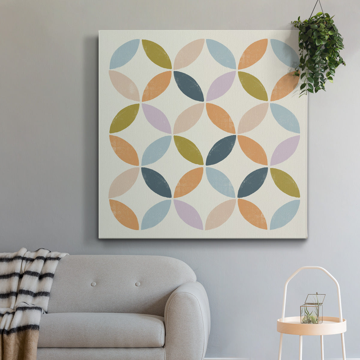 Deco Diagram II - Canvas Art Print