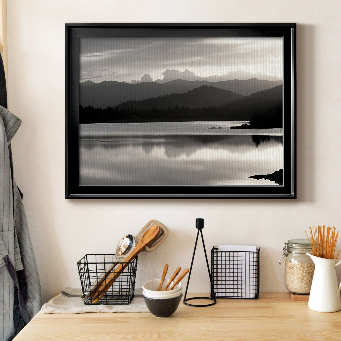 Salish Mountains Premium Classic Framed Canvas - Ready to Hang