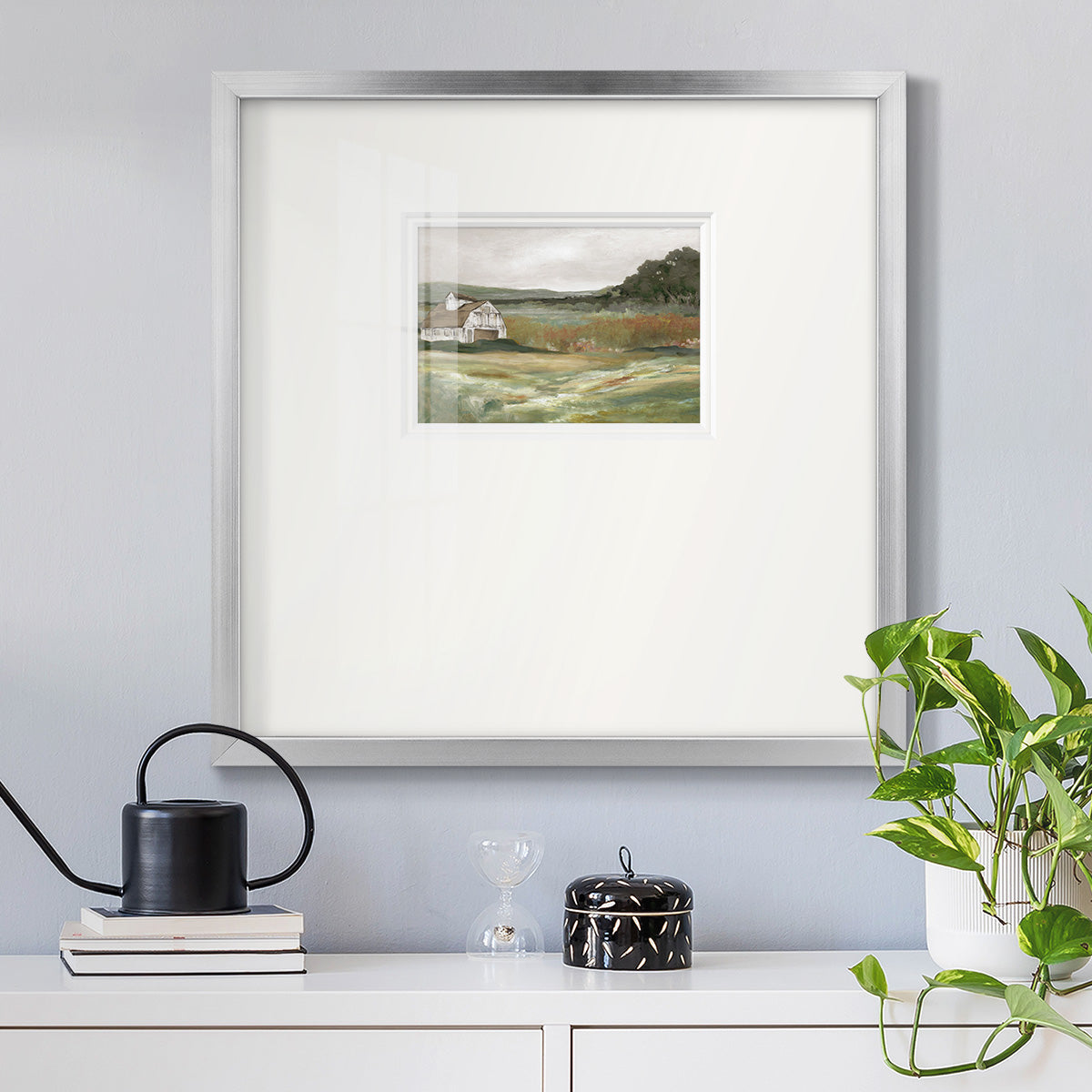 Afternoon on the Farm Premium Framed Print Double Matboard