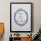 Hanukkah Wreath - Modern Framed Canvas Print