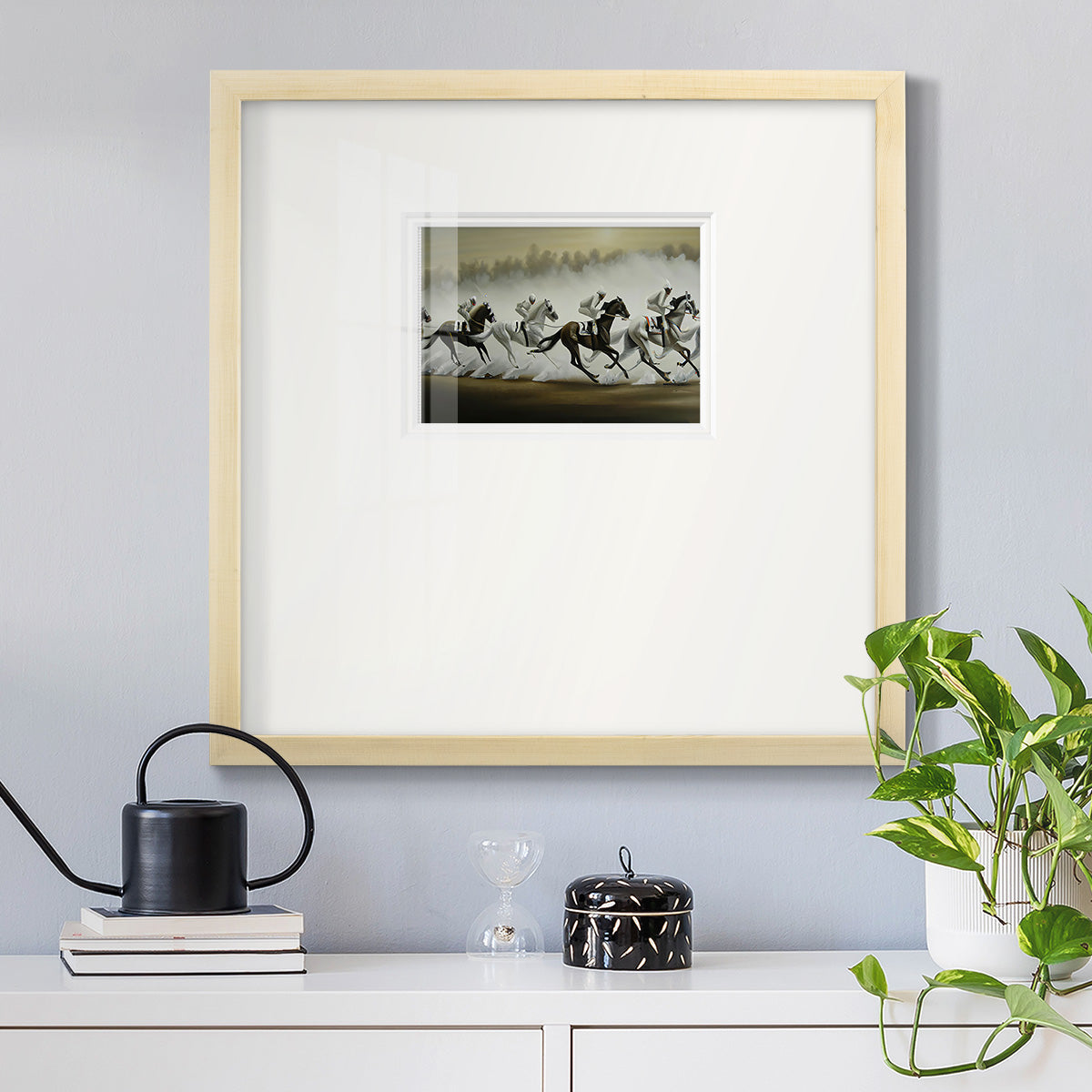 Dusty Race Premium Framed Print Double Matboard