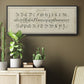 Manuscript Sampler III - Floater Framed Canvas Print