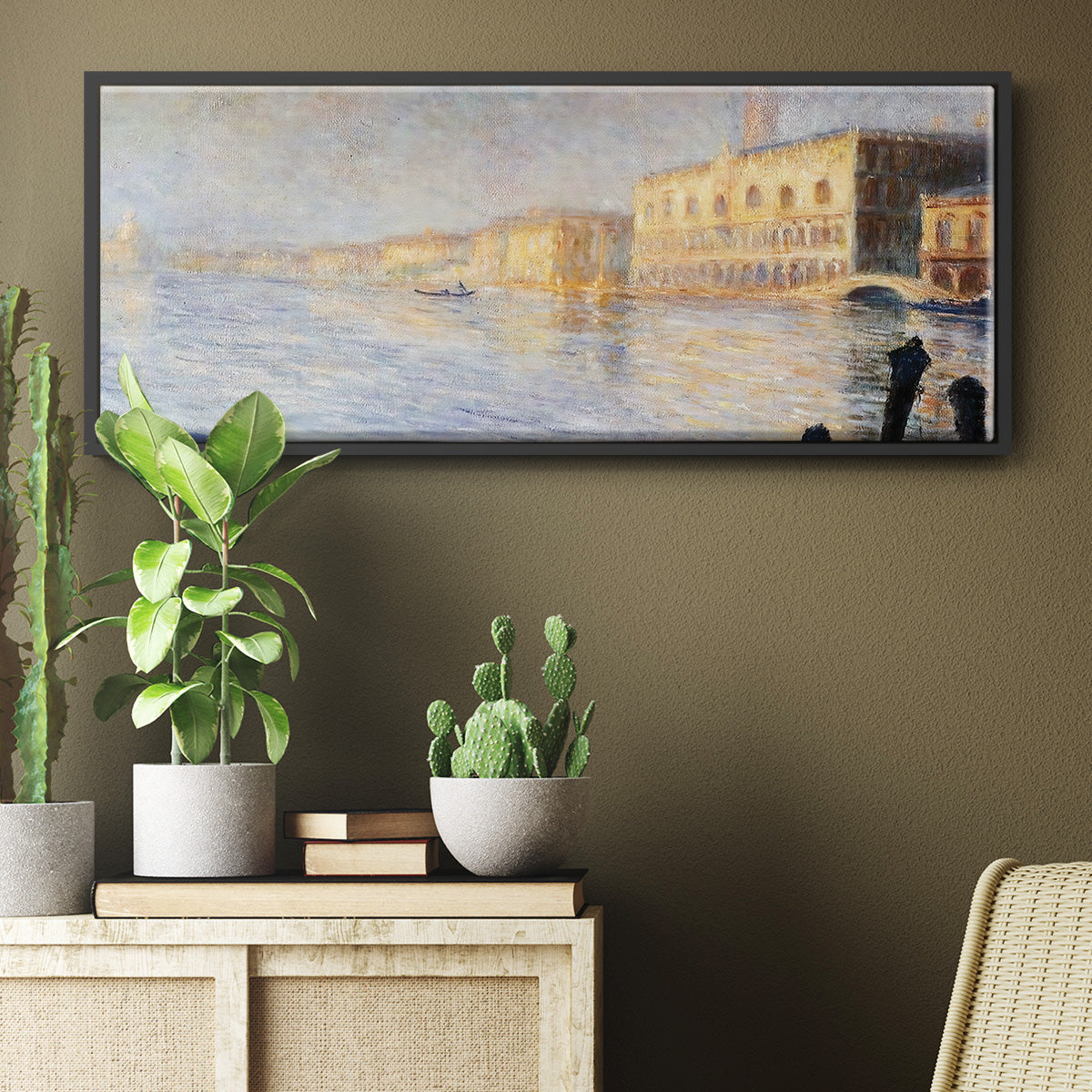 The Doges' Palace, 1908 - Floater Framed Canvas Print