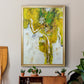 Golden Foliage I - Modern Framed Canvas Print