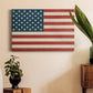 Rustic American Flag - Canvas Art Print