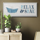 Relax and Soak - Floater Framed Canvas Print