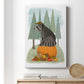Raccoon On Pumpkin - Canvas Art Print