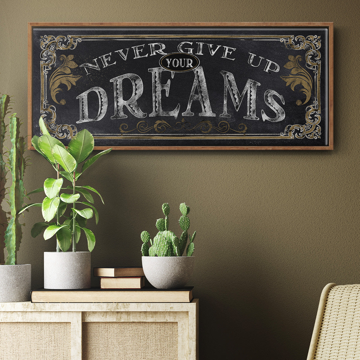 Dreams - Floater Framed Canvas Print