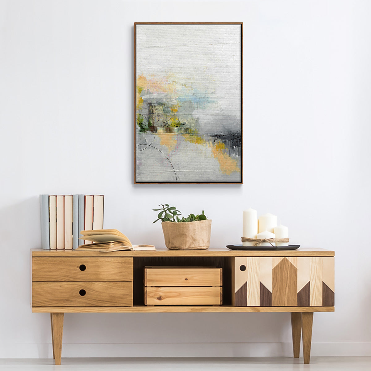 A Place Of My Own - Floater Framed Canvas Print