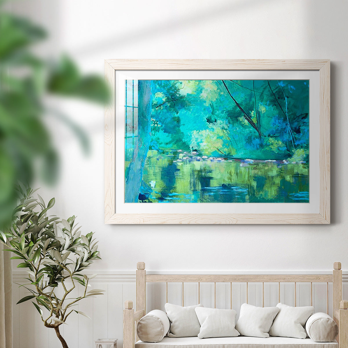 Housatonic River - Barnwood Framed Art Print