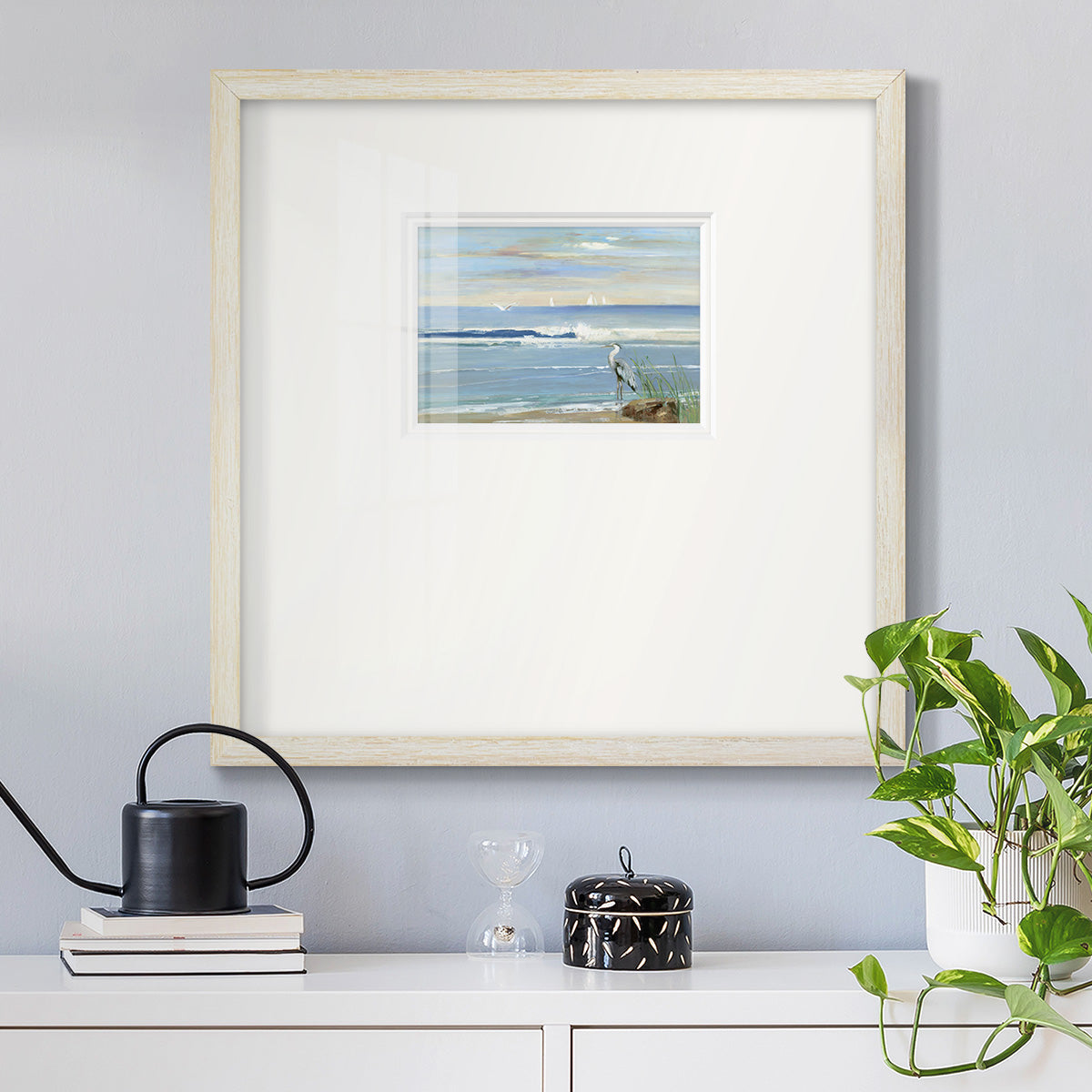 Sunrise Bay Premium Framed Print Double Matboard