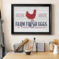 Farm Fresh Eggs Premium Classic Framed Canvas - Ready to Hang