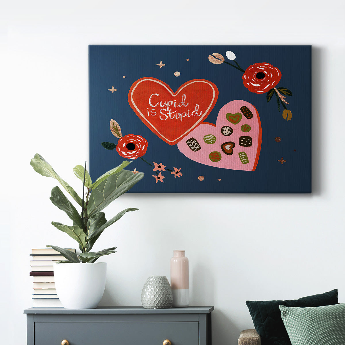 Happy Galentine II - Canvas Art Print