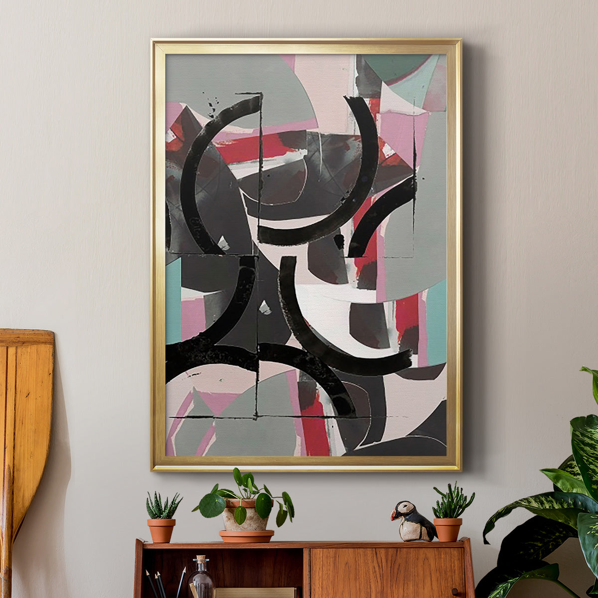 Cartissi Space II - Modern Framed Canvas Print