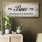 Beer Happy Hour - Floater Framed Canvas Print