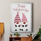 Valentines Gnomes - Modern Framed Canvas Print