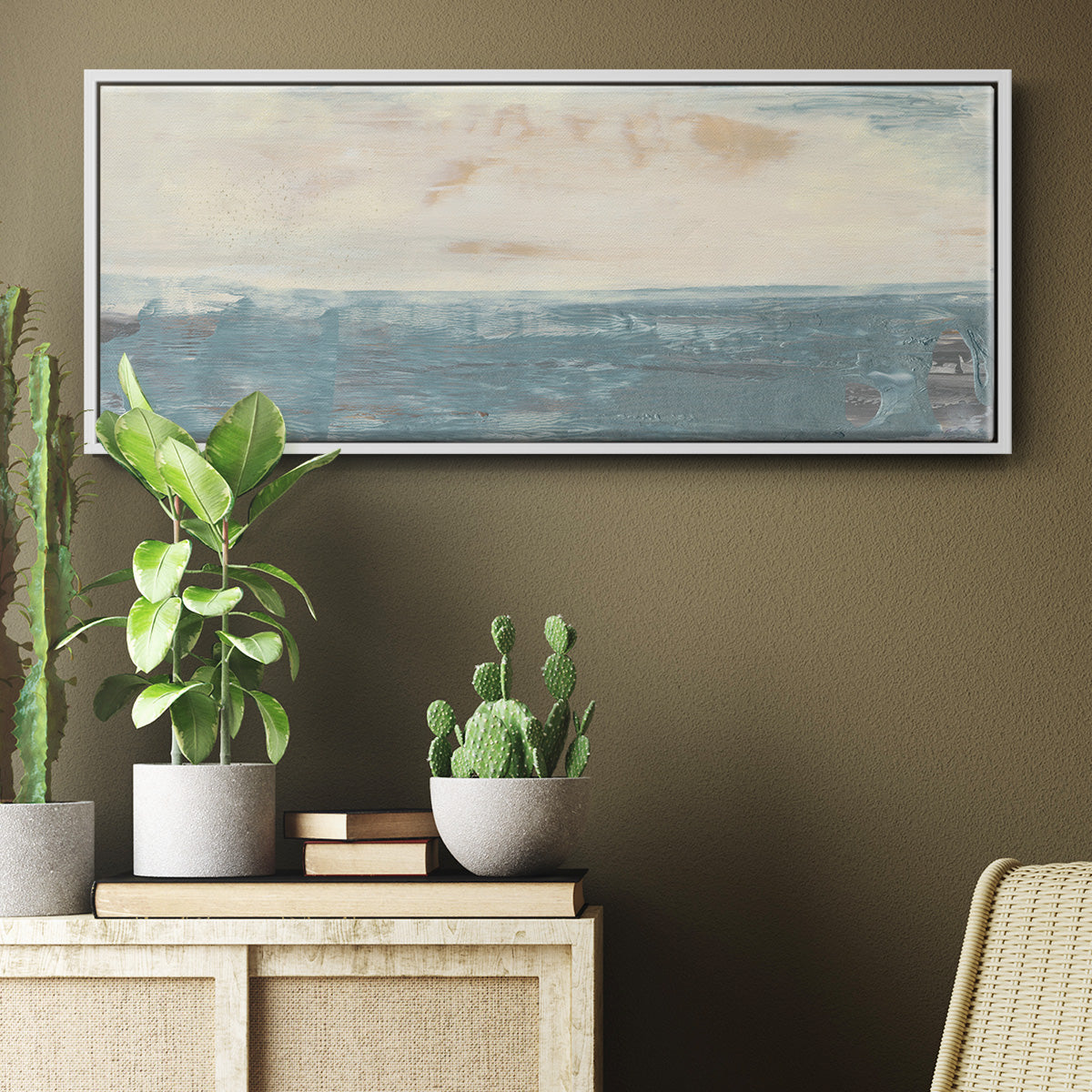 Peace and Calm III - Floater Framed Canvas Print