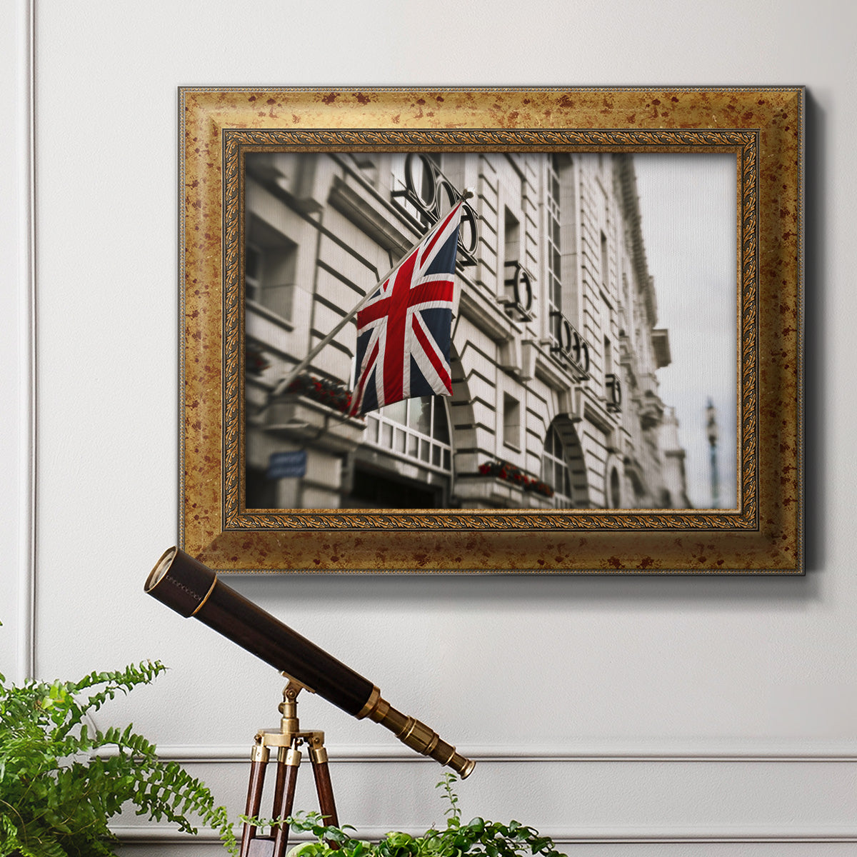 London Scene II Premium Framed Canvas- Ready to Hang