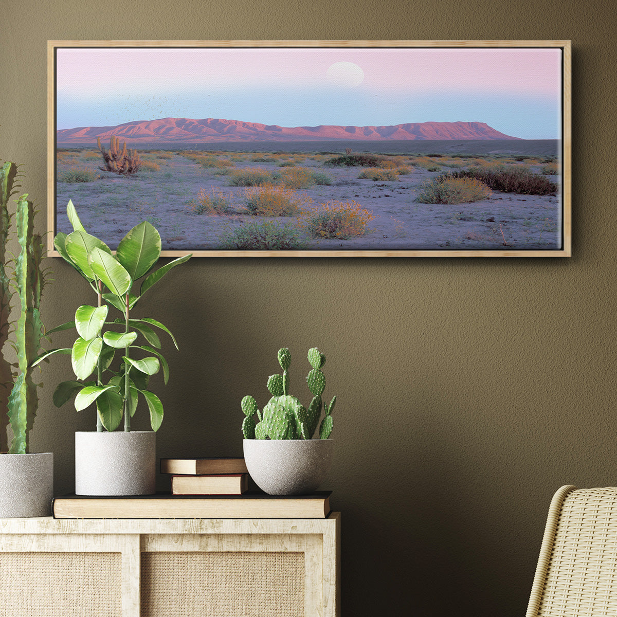 Vallenar Atacama Desert - Floater Framed Canvas Print