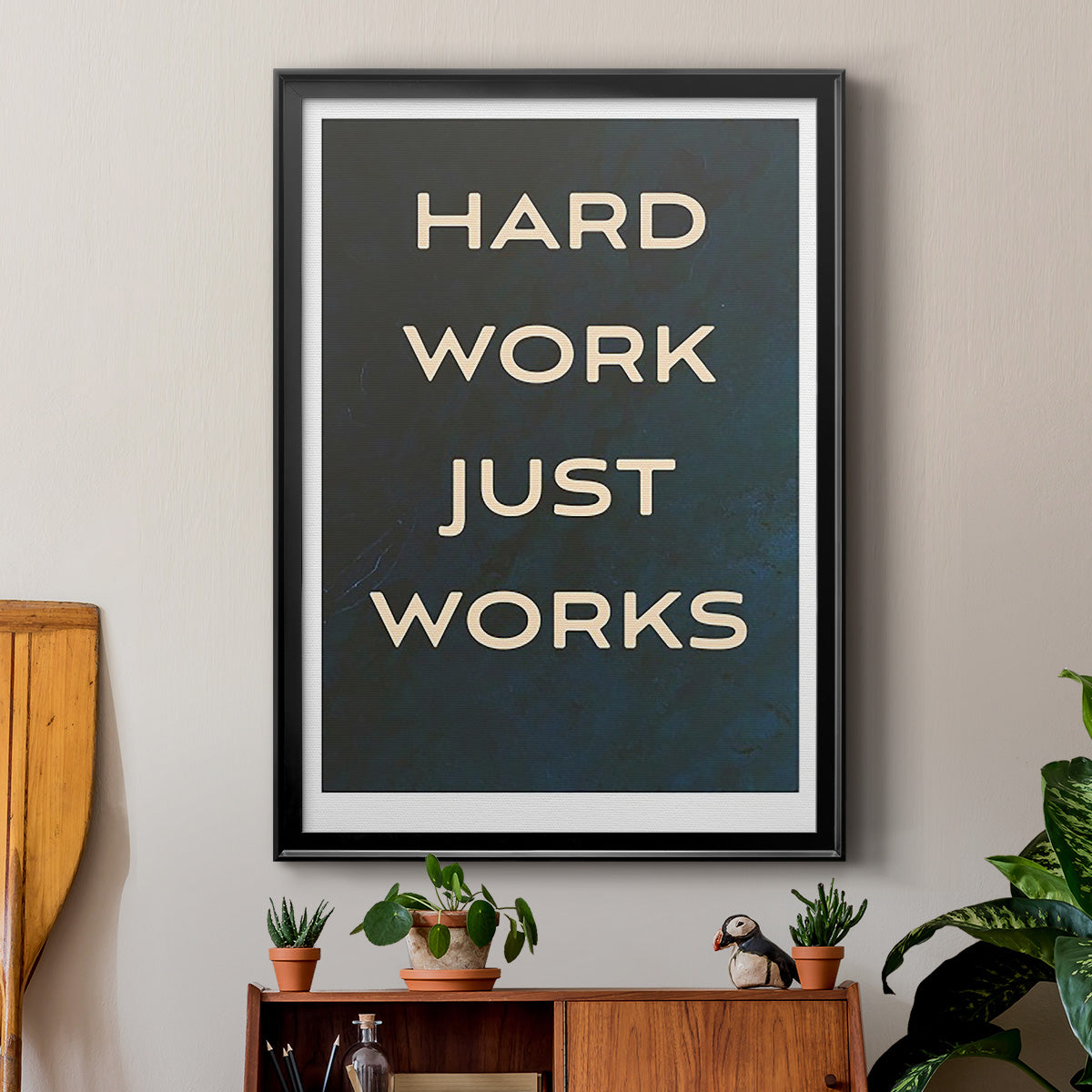 Bro-Inspo I - Modern Framed Canvas Print