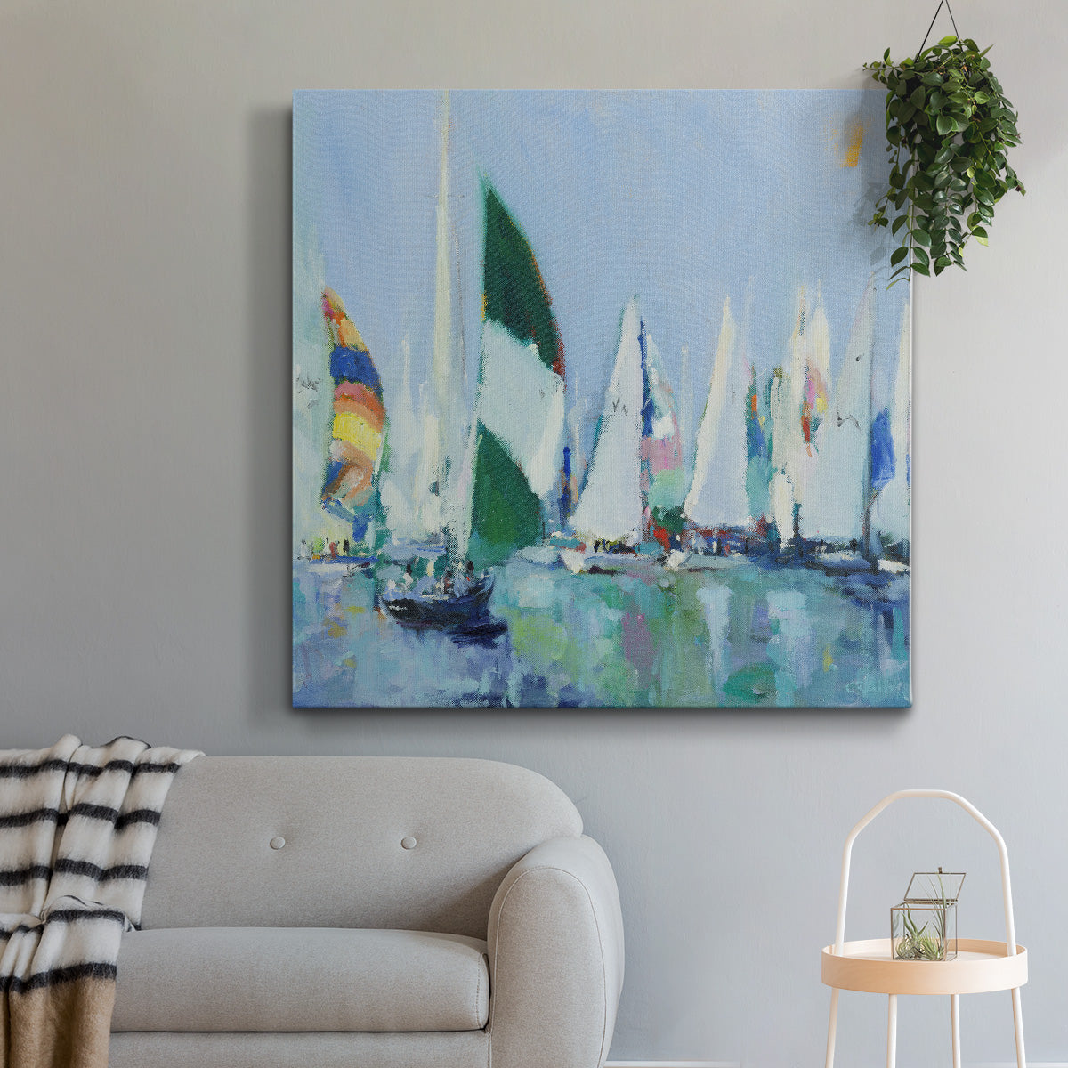 Parking Lot - Canvas Art Print