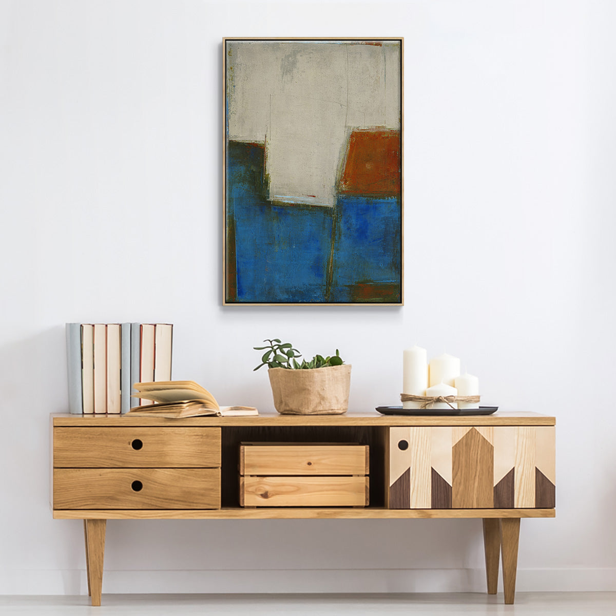 Complex Thought - Floater Framed Canvas Print
