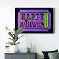 Happy Halloween Ticket - Canvas Art Print