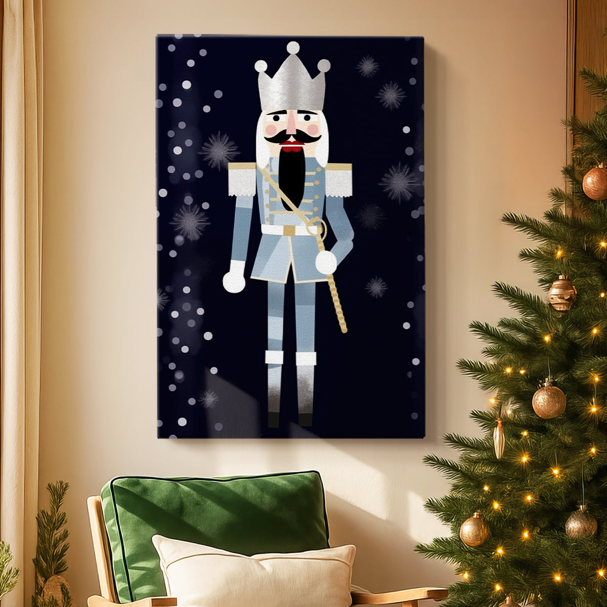 Dawn of Chalk Village - Canvas Art Print