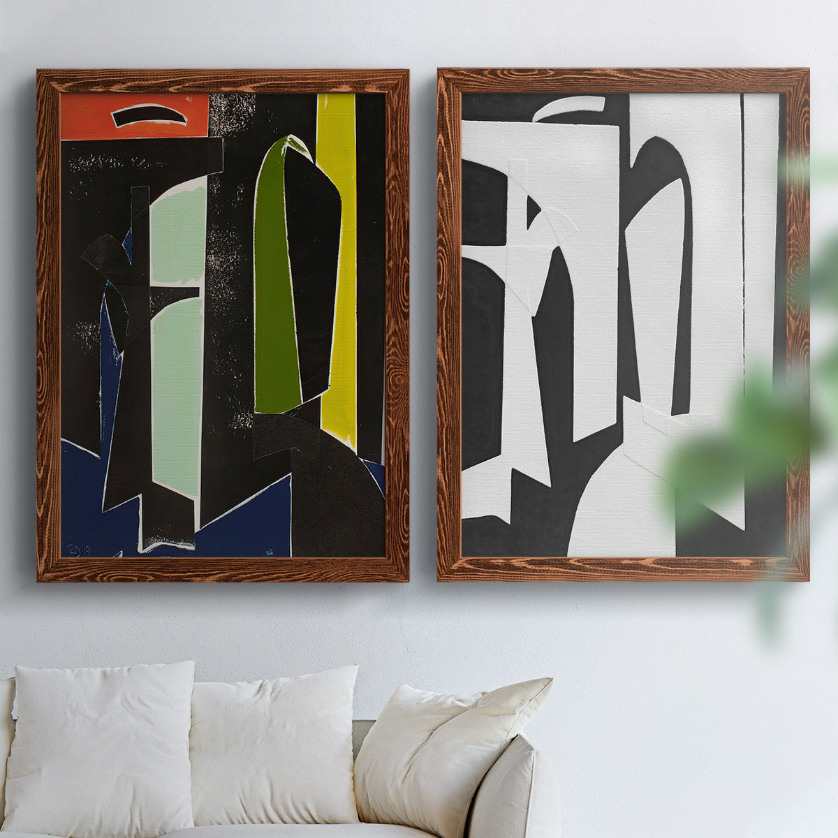 Spanish Arches - Premium Framed Canvas 2 Piece Set - Ready to Hang