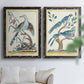 Pastel Birds V - Premium Framed Canvas 2 Piece Set - Ready to Hang